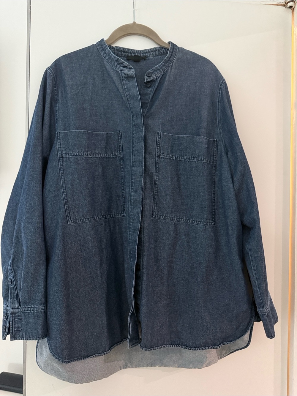 COS Denim Jacket in Dark Blue